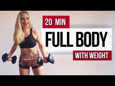 Видео: 🔥 20-минутная тренировка с гантелями на всё тело | Сжигаем жир и наращиваем силу | Тренировки дома