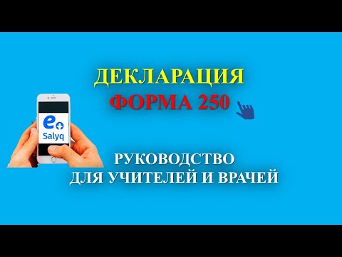 Видео: Как сдать декларацию формы 250 через смартфон