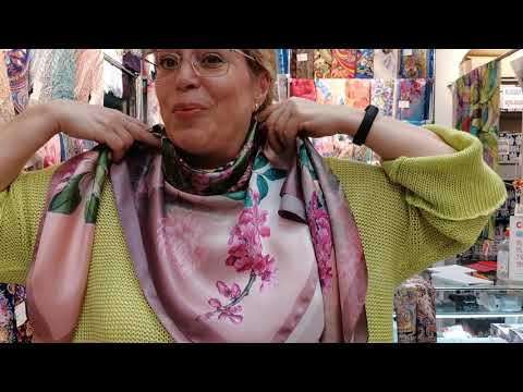 Видео: 100 %шёлк. Павловопосадские платки в Минске