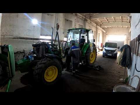 Видео: Погнало масло с коробки JohnDeere 6110B. В чем причина?