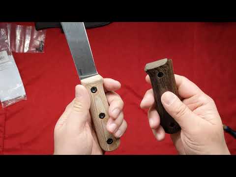 Видео: BK62 нож Хораса Кефарта от KA-BAR, установка накладок из микарты / Micarta Becker Handle for BK62