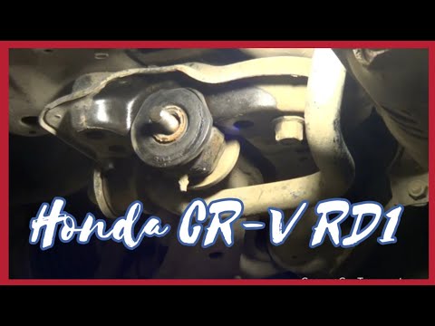 Видео: Honda CR-V RD1, замена задних  сайлентблоков передних нижних рычагов!