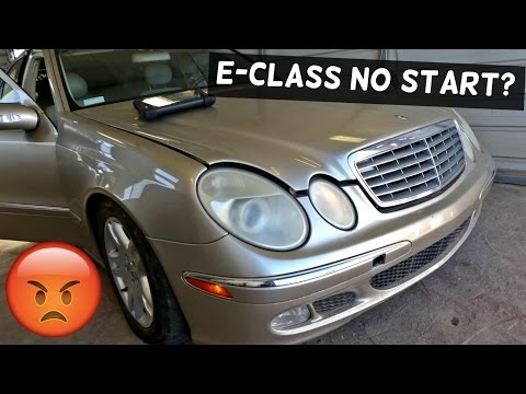 Видео: MERCEDES W211. Автомобиль не запускается. Проблема с топливом E200 E230 E240 E280 E320 E350