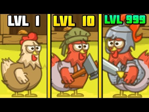 Видео: ЭВОЛЮЦИЯ КУРИЦ ЧТОБЫ ИЗ КУРИЦ ВЫРАСТИТЬ ВОИНОВ В ИГРЕ EPIC CLUCK!