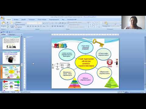 Видео: Ахатаева Ұ.Б-Сын тұрғысынан ойлау технологиясы видеолекция