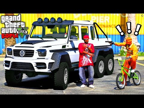 Видео: БИТВА ВОРОВ В GTA 5 - УГНАЛ У РЭПЕРА ЧИТЕРСКИЙ ГЕЛИК 6X6! ЭТО ПРОСТО ПУШКА! ⚡ГАРВИН