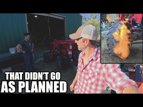 Видео: Как НЕ чинить тракторную шину с помощью Crockers