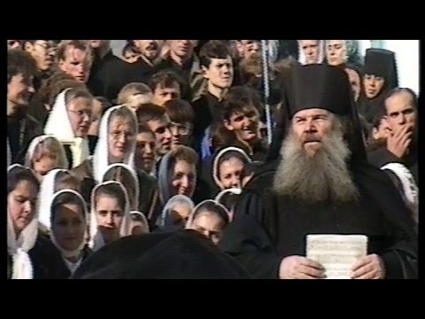 Видео: Молебен в день памяти прп. Сергия Радонежского, 2000