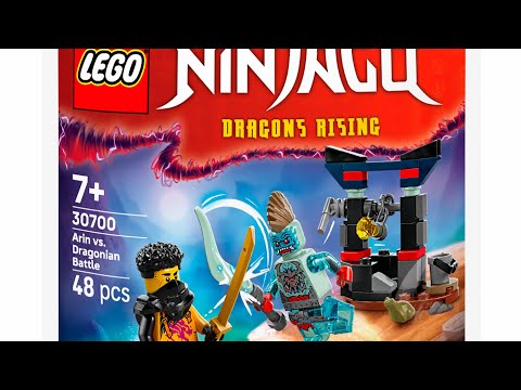 Видео: Обзор новинки 2025 Lego Ninjago 30700 | "Битва Арина и Драгониана"
