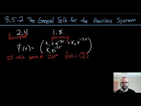 Видео: 3.5.2 Общее решение для предыдущей системы