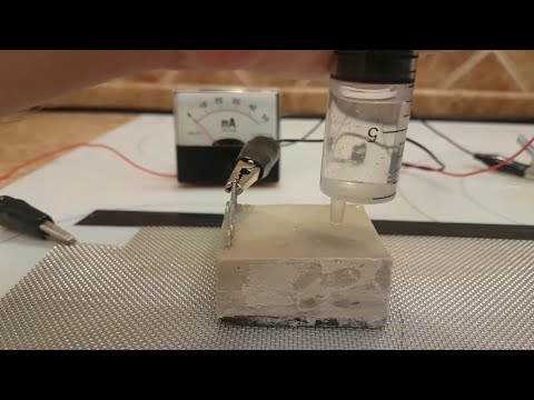 Видео: Гипсовпя батарейка. Как заставить её работать ?