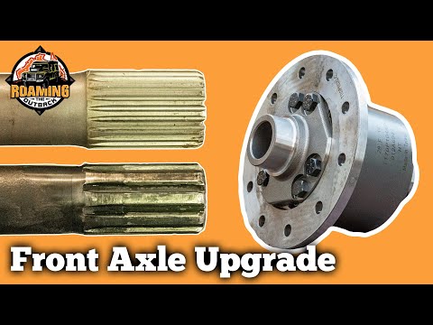 Видео: Передняя ось Defender с 10 на 24 шлица, полуоси Maxi Drive и обновление Detroit Truetrac