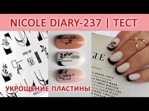 Видео: СТЕМПИНГ NICOLE DIARY 237 / АРТ ФРЕНЧ / ТЕСТИРОВАНИЕ ПЛАСТИН ALIEXPRESS / ИДЕИ ДИЗАЙНА НОГТЕЙ