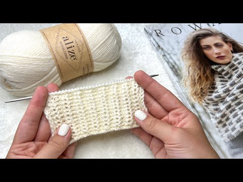 Видео: Узор потрясающей красоты! Всего 2 ряда