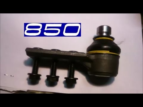 Видео: Замена шаровой опоры Volvo 850 (проблемы).
