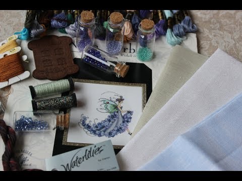 Видео: Nora Corbett Wisteria (глициния). Подготовка и готовая работа.