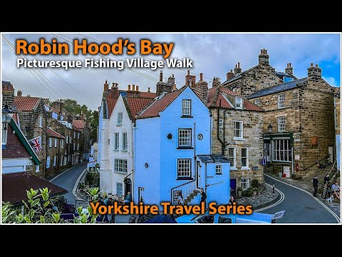 Видео: Знакомство с заливом Робин Гудов в Уитби - прогулка и история волшебной рыбацкой деревни