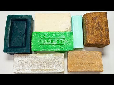 Видео: Cutting dry laundry soap 🧼 Satisfying ASMR video 💤 Soap carving 🔪 Асмр резка хозяйственного мыла.