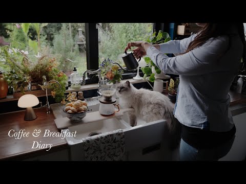 Видео: Утренний кофе и завтрак | Выпечка сырного хлеба | Расслабленное начало дня