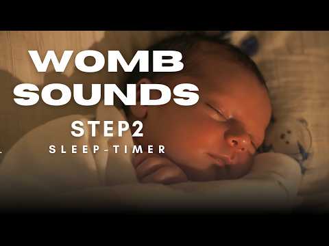 Видео: Звуки Матки | ЭТАП 2 | Таймер Сна | Помоги малышу постепенно заснуть в тишине