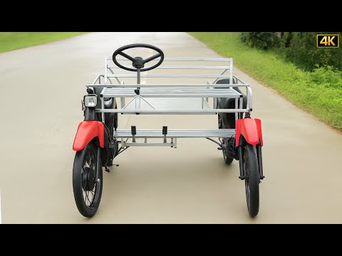 Видео: Фермер придумал идею создания четырехколесного кабриолета, который удивил всех