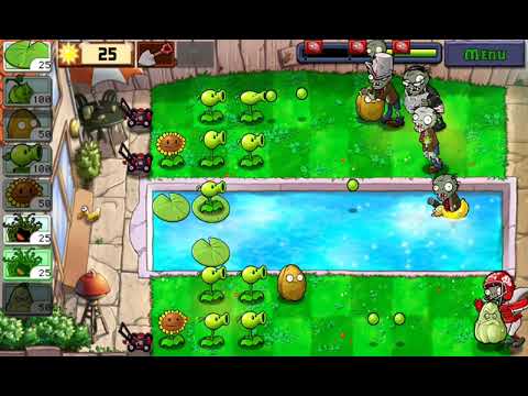 Видео: PVZ 1 adventure 2 level 22 прохождение