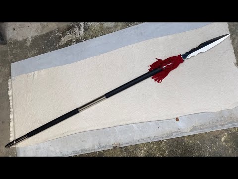Видео: Изготовление китайских наконечников копий из листовой пружинной стали