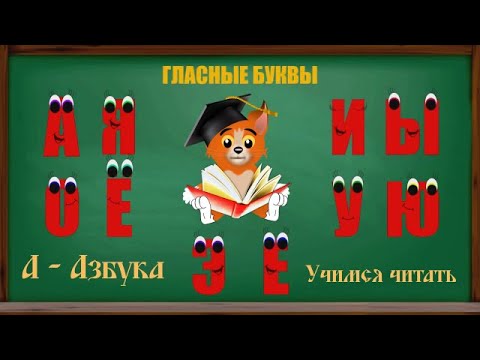 Видео: Гласные Буквы Учим Алфавит Азбука I Для детей I Сказки Рыжего Кота