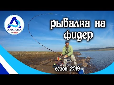 Видео: Рыбалка 2019. Ловля на фидер. Асимметричная петля. Река Ангара.