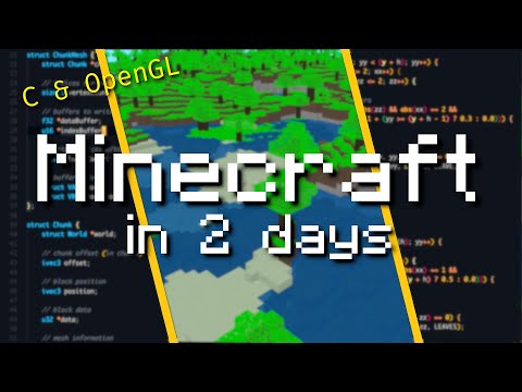 Видео: Создание Minecraft с нуля за 48 часов (БЕЗ ИГРОВОГО ДВИЖКА)