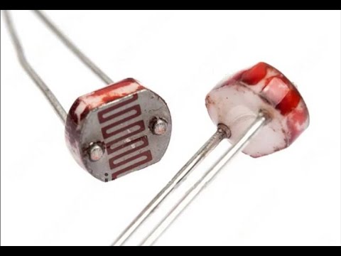 Видео: Датчик освещения  на фоторезисторе