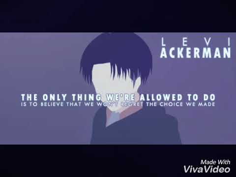 Видео: Ривай и Ханджи - Опускаю оружие