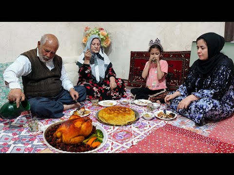 Видео: Осенняя жизнь в горах: жареная курица с деревенским рисом