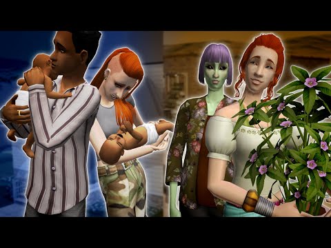 Видео: Жизни сестер Новосельских || The Sims 2 // Летсплей в Мегахуде