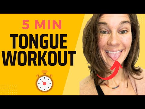 Видео: 5-минутные упражнения для языка для речи и глотания
