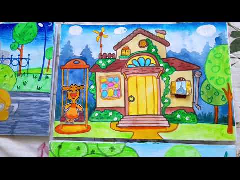 Видео: Бумажные куклы с домиками по мультику Оранжевая корова