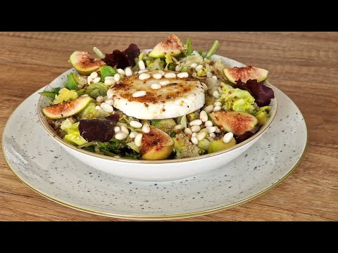 Видео: Ресторанный Салат С Козьим Сыром, айсбергом и медовым дрессингом. Это Божественный Салат!