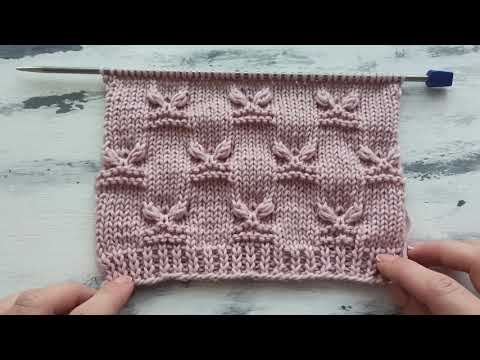 Видео: Красивый узор спицами для вязания кардигана, свитера, жилета, джемпера, шапки.