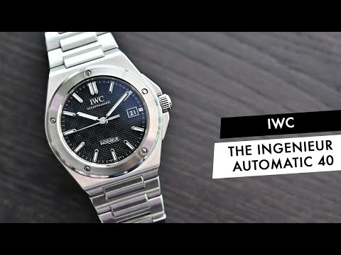 Видео: ПОДРОБНЕЕ: IWC Ingenieur Automatic 40 2023 года возвращается к интегрированному дизайну Genta
