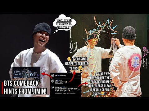 Видео: Чимин из BTS стер граффити, сделанное им два года назад! Чимин — сигнал к камбэку BTS?!