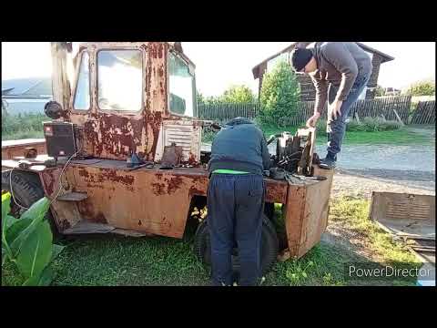 Видео: Погрузчик ЛЕВ 4018 Ч.4 Подключение мотора, запуск и подготовка к демонтажу мачты.