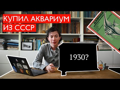 Видео: Купил советский аквариум / Дафния из 1920-х / Необычный Махлин