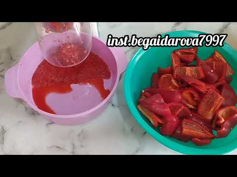 Видео: Лечо Салат.Қияр Қосылған Лечо Салат.