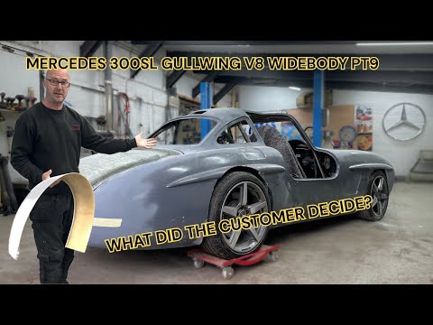 Видео: заказчик все еще собирается устанавливать широкие арки на крыло чайки?