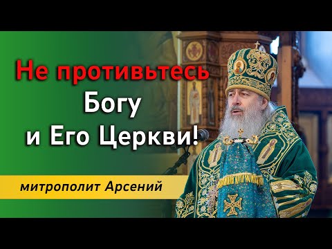 Видео: Проповедь митр. Арсения в день Собора преподобных отцов Святогорских 24.9.23 г.