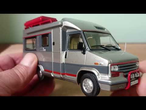 Видео: FIAT. DUKATO. //. 1986. Год. //  Dethleffs  Globetrotter. CD. S.  //. 1/43. //. Обзор.