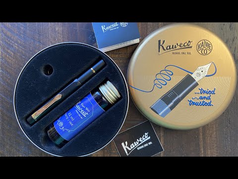Видео: Перьевая ручка с поршневой системой заправки Kaweco Sport Piston Filler (металлическая)
