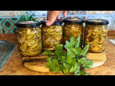 Видео: Шашличні КАБАЧКИ: ідеальна ЗАГОТОВКА на ЗИМУ!