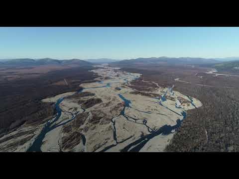 Видео: Магадан 2025 полет 2  по реке Армань DJI 0359