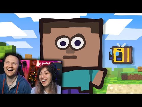 Видео: Настоящая версия "Майнкрафт" (The Ultimate "Minecraft" Recap Cartoon) | РЕАКЦИЯ на Cas van de Pol